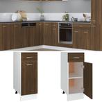 vidaXL Onderkast met lade 30x46x81,5 cm bewerkt hout