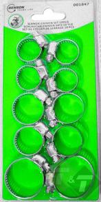 Slangklemmen Set - 10 Delig - 20, 25, 30mm - Benson, Auto diversen, Autogereedschap, Ophalen of Verzenden, Nieuw