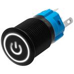 ProRide Metalen Pulsschakelaar 220V OFF-(ON) - 16mm -, Verzenden, Nieuw