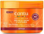 Cantu Shea Butter Natural Define & Shine Custard 12oz., Sieraden, Tassen en Uiterlijk, Uiterlijk | Haarverzorging, Nieuw, Verzenden