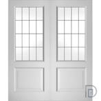 Weekamp dubbele deur WK6820-D2 146x211,5 (Stomp), Doe-het-zelf en Verbouw, Deuren en Horren, 120 cm of meer, Binnendeur, Nieuw