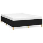 Bedframe Zwart 140x190 - Retourdeal - 41% Korting!, Zwart, Stof, Nieuw, Tweepersoons