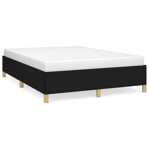 Bedframe Zwart 140x190 - Retourdeal - 41% Korting!, Huis en Inrichting, Slaapkamer | Bedden, 140 cm, 190 cm of minder, Zwart, Nieuw