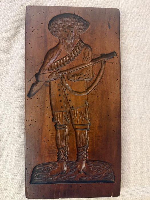 Decoratief ornament - Nederland - speculaasplank Kruger, Antiek en Kunst, Curiosa en Brocante