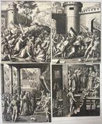 Hieronymus Wierix (1553-1619) - 4 Tavole da Evangelicae