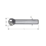 Rotec HSS-G Verzinkfrees 120°, Vorm C, ø6,3, Verzenden, Nieuw