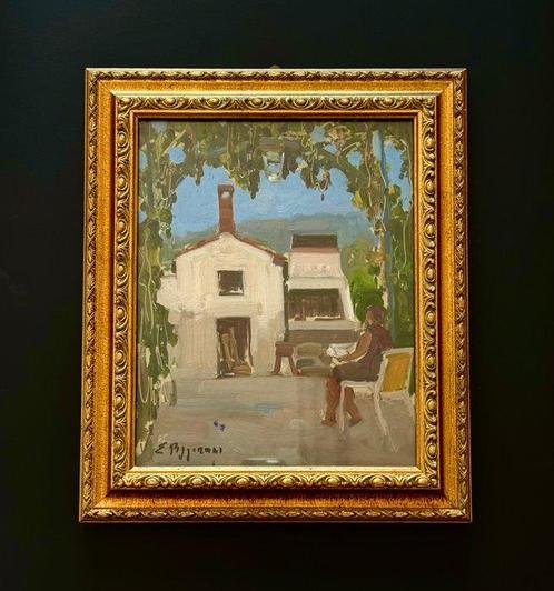 Edoardo Pizzirani (1915-2011) - Scorcio di Pozzuoli, Antiek en Kunst, Kunst | Schilderijen | Klassiek