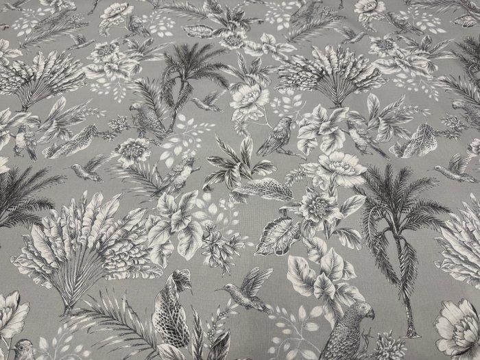 Selva Inchiostrata – Tropische elegantie in zwart en wit -, Antiek en Kunst, Antiek | Kleden en Textiel