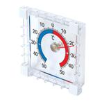 Silverline Raamthermometer binnen/buiten - kunststof - ze..., Ophalen of Verzenden, Nieuw