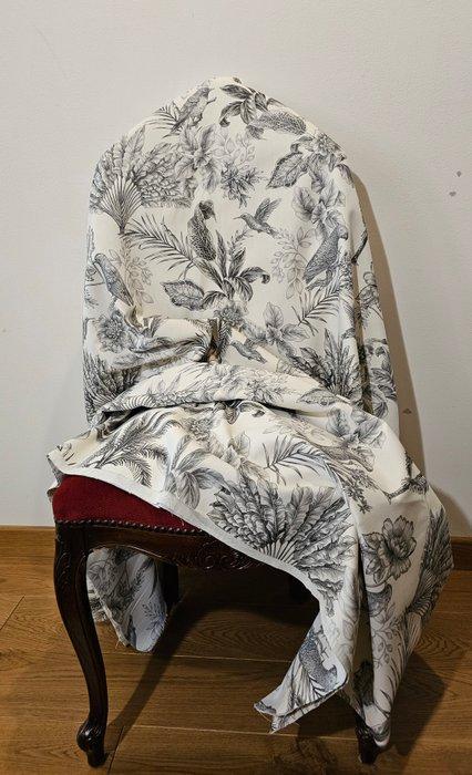 Tessuto Boheemse stijl zwart-wit - realistisch ontwerp -, Antiek en Kunst, Antiek | Kleden en Textiel