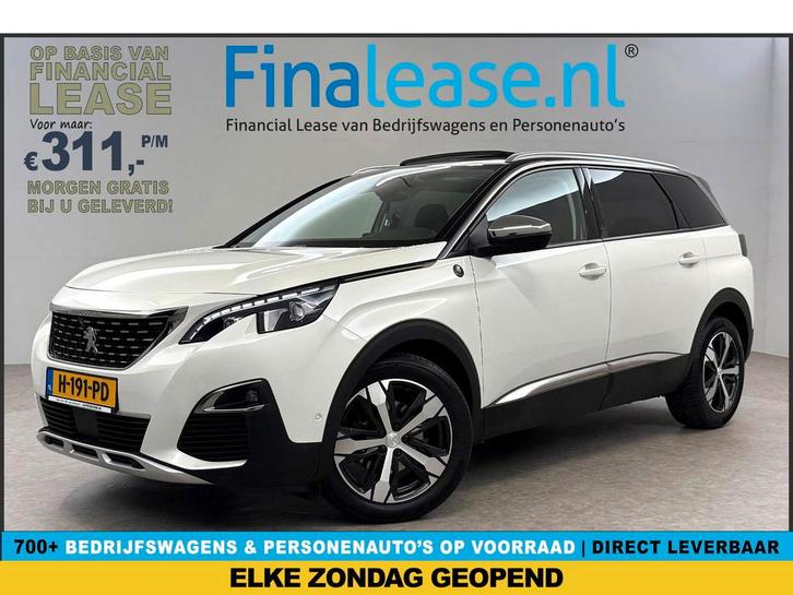 Peugeot 5008 1.2 PureTech Crossway 7p 360° Camera Virtual, Auto's, Peugeot, Lease, Automaat, SUV of Terreinwagen, Benzine, Wit