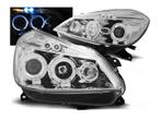 Angel Eyes koplampen Chrome geschikt voor Renault Clio 3, Auto-onderdelen, Nieuw, Renault, Verzenden