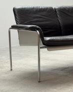 Sofa - Aluminium, Leder, Chroomgezeide stalen buis
