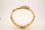 Armband - 18 karaat Geel goud Robijn - Diamant - Ouroboros