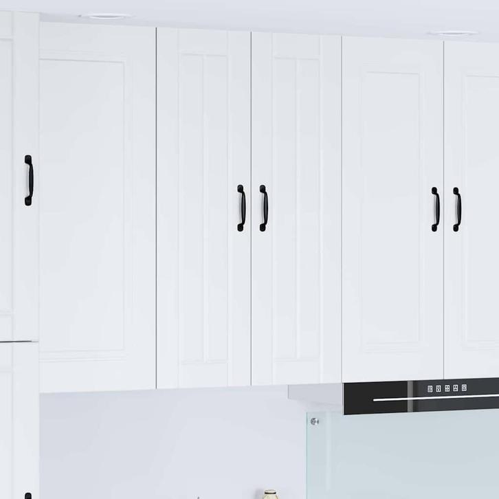 vidaXL Keukenkast aan de muur met plank Hoogglans wit 60 x, Huis en Inrichting, Keuken | Keukenelementen, Wit, Nieuw, Verzenden
