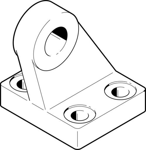 Festo Lagerblok Bouwgrootte 63 - 33846, Doe-het-zelf en Verbouw, Gereedschap | Machine-onderdelen en Toebehoren, Nieuw, Verzenden