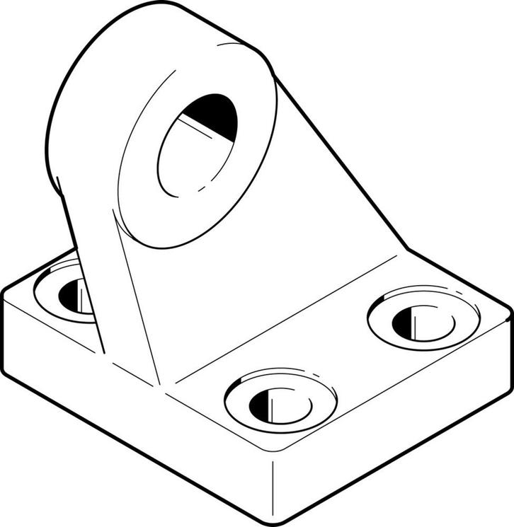 Festo Lagerblok Bouwgrootte 63 - 33846, Doe-het-zelf en Verbouw, Gereedschap | Machine-onderdelen en Toebehoren, Nieuw, Verzenden