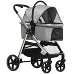 TRUUSK Hondenbuggy 2-in-1 Opvouwbaar Met Remmen En Netvenste, Verzenden, Nieuw