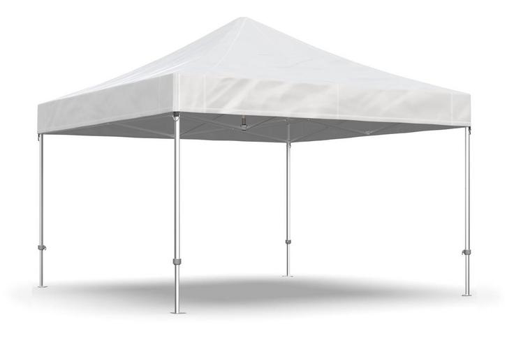 Easy up partytent 4x4m - Professional | Heavy duty PVC | Wit, Tuin en Terras, Partytenten, 4 tot 6 meter, Minder dan 5 meter, 2 meter of meer