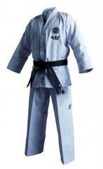 Adidas Taekwondopak Dobok ITF | Witte kraag (Maat: 200), Verzenden, Nieuw, Taekwondo, Vechtsportpak