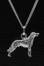 Zilveren Beauceron ketting hanger - oren ongecoupeerd - g..., Verzenden, Nieuw