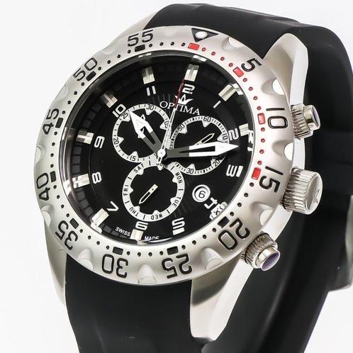 Optima - Swiss Chronograph - OSC342-SX-3 - Zonder, Sieraden, Tassen en Uiterlijk, Horloges | Heren