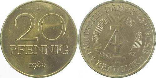 20pfennig Ddr 1980a, Postzegels en Munten, Munten | Europa | Niet-Euromunten, Verzenden
