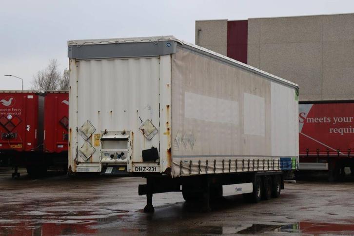 Veiling: Schuifzeiloplegger Krone SD, Auto's, Vrachtwagens, BTW verrekenbaar, Overige brandstoffen, Overige kleuren, Aanhangers en Opleggers