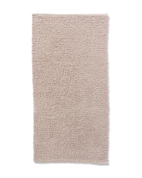 HEMA Badmat 60x120 chenille beige, Huis en Inrichting, Badkamer | Badtextiel en Accessoires, Nieuw, Verzenden