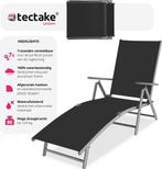 2dekans | tectake® - Ligstoel ligbed zonnebed - verstelbare, Ophalen of Verzenden, Zo goed als nieuw