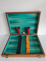 Spel - Backgammon in mooie houten koffer - Thissen, Antiek en Kunst