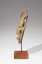 Een bronzen masker - Kpelie - Senufo - Ivoorkust (Zonder, Antiek en Kunst