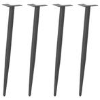 vidaXL Console tafelpoten conische vorm 4 st 72-73 cm staal, Huis en Inrichting, Tafelonderdelen, Verzenden, Nieuw