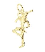 Gouden Majorette meisje ketting hanger, Verzenden, Nieuw
