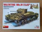 MiniArt 35092 Valentine Mk.IV Red Army + crew 1:35, Hobby en Vrije tijd, Modelbouw | Auto's en Voertuigen, Verzenden, Nieuw