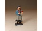 ZinnBlei Gartenbahnfiguren 20090124 Marktfrau mit Apfeltüte, Ophalen of Verzenden, Nieuw