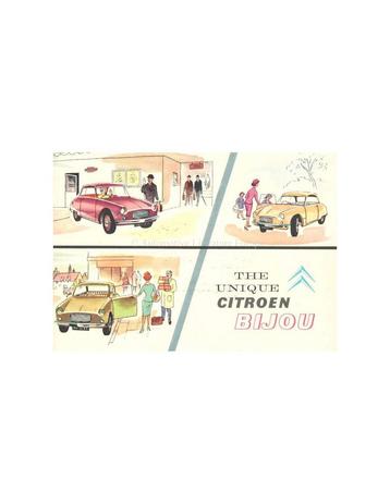 1959 CITROEN BIJOU BROCHURE ENGELS beschikbaar voor biedingen