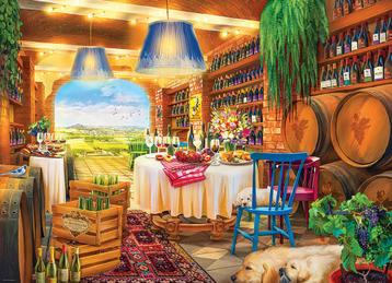 Eurographics puzzel wijnhuis - 1000 van €17,99 voor €14,39 beschikbaar voor biedingen