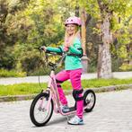 Kinderstep Met Remmen 16/12 Inch Step Voor 5+ Jaar In Roze,, Verzenden, Nieuw