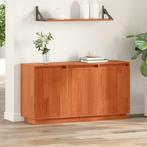 vidaXL Dressoir Bruin 111 x 34 x 60 cm Massief grenenhout, Huis en Inrichting, Verzenden, Nieuw, Grenenhout, Minder dan 50 cm