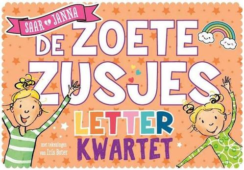 De Zoete Zusjes Letterkwartet - Hanneke de Zoete | VBK Media, Hobby en Vrije tijd, Gezelschapsspellen | Kaartspellen, Nieuw, Verzenden