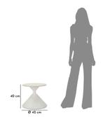 TAFEL WIT CM Ø 42x40, Huis en Inrichting, Ophalen of Verzenden, Nieuw