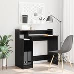 vidaXL Bureau Zwart eiken 97 x 45 x 90 cm Bewerkt hout, Huis en Inrichting, Verzenden, Nieuw