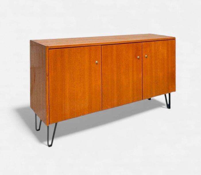 Dressoir - Hout, Metaal - Echt Holzfurnier, Antiek en Kunst, Kunst | Designobjecten