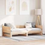 vidaXL Uittrekbare Dagbed Bruin 180 x 200 cm Massief, Huis en Inrichting, Verzenden, Nieuw, Bruin, Hout