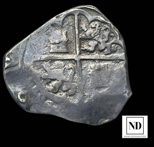 Koninkrijk Spanje. Felipe II. 2 Reales sf - Toledo - Tipo, Postzegels en Munten, Munten | Europa | Niet-Euromunten