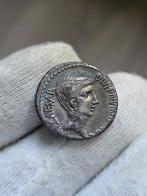 Romeinse Republiek. Octavianus. Denarius Beautiful toning