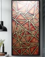 Ksavera - Gold Abstract A1380 - painting on XXL canvas 210cm, Antiek en Kunst, Kunst | Schilderijen | Modern