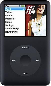 Apple iPod classic 6G 120GB zwart, Audio, Tv en Foto, Mp3-spelers | Accessoires | Apple iPod, Gebruikt, Verzenden