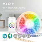 LED strip 5 mtr Koel / Warm Wit / RGB | led snoer wifi / App, Ophalen of Verzenden, Nieuw